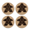 Hexagon Meeple Board Game Coasters Set of 4
