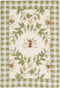 SAFAVIEH Chelsea Collection Accent Rug - 1'8" x 2'6", Ivory & Green,