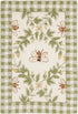 SAFAVIEH Chelsea Collection Accent Rug - 1'8" x 2'6", Ivory & Green,
