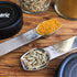 AllSpice Stainless Steel Double Sided Measuring Spoon - 1/2 Teaspoon and 1/4 Teaspoon
