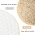 2.6' 5.3', LOCHAS Bedroom Rug x Beige Fluffy Shaggy Area Rug for Bedroom Bedside, Soft Oval Throw Rugs Carpet for Kids
