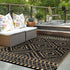 Wonnitar Outdoor Rug 5x8, Waterproof Reversible Plastic Straw Rug for Patio Clearance, Moroccan Area Rug