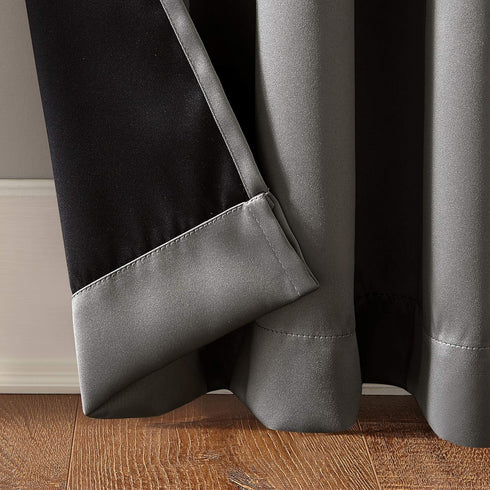 Sun Zero Oslo Theater Grade Extreme Total Blackout Curtain Panel - 52" x 95", Gray