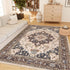 CAPALOCA Machine Washable Rugs Nursery Rug 6x9 Cute Girl Non Slip Low
