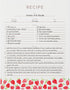 Jot & Mark Recipe Card Paper Full Page 8.5x11 with Crystal Clear Protectors for 3 Ring Binder, 30 Count