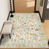 3x5 DUKINO Rug, Washable Animal Area Rug with Non Slip Vintage Design, Indoor Soft Low Pile Carpet for Bedroom