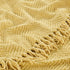 Home Soft Things Yellow Throw Blanket, Knitted Tweed Throw 50'' x 60'', Super Soft Cozy Warm