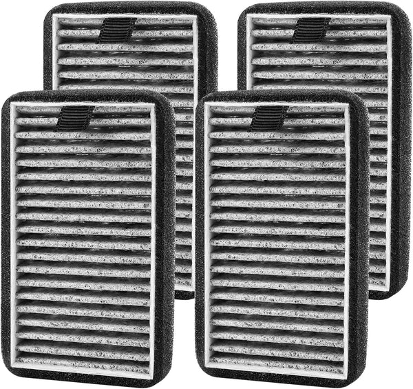 KEEPOW DSTx Filter for Clarifion Mini Air Purifier, 2 in 1 HEPA and Activated Carbon Filters, 4 Pack