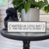 Mom Wood Signs - Medium Wood And Metal for Mothers Of Little Boys