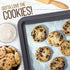NutriChef 3-Piece Nonstick Cookie Sheets for Baking - Heavy Duty Steel Baking Pans Set