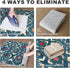 2x6 KILOCOCO Kitchen Runner Rug Washable Runner Rug Soft Hallway Runners Non Slip Printed Distressed Laundry Room Rugs