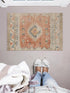 Linon Home Décor Plateau Moore Accent Rug, Ivory & Rust, 2' X 3'