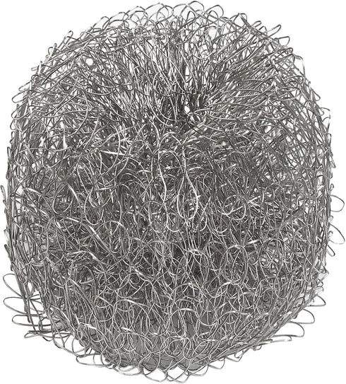 Stainless Steel Doughnut Kettle Descaler, Silver