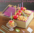 MULTIONS 26+24PCS set,Treat Including24PCS 6-Inch Stick24PCS Candy Apple Stick Sticks Rhinestone Apple Bamboo Bags a