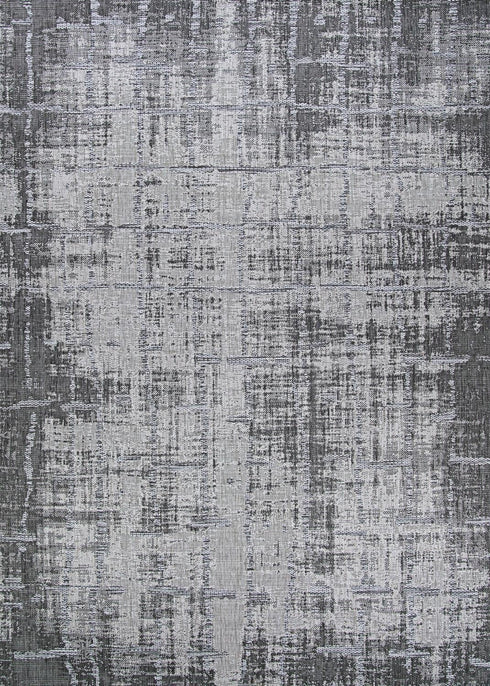 Couristan Charm Tiverton Area Rug, 2'2" x 4'3", Anthracite-Light Gray Indoor/Outdoor Rug