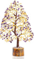 Amethyst & Citrine Crystal Tree of Life, Handmade Gemstone Tree, Feng Shui Decoration, Spiritual Gift, Healing Crystal