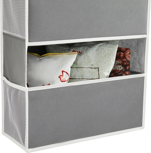 5 50lbs 10 Closet, 1pc) Tiers Over The Door Organizer Hanging - EXTRA THICK & HUGE CAPACITY, Side Mesh Pockets Over The
