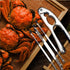 Qidol Stainless Steel Nuts Cracker Seafood Nutcracker Tool, Walnut Pecan Shellfish Crab Claw Leg Lobster Shell Opener