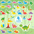 Hebayy 30 Non Slip Bathtub Stickers with Dinosaur Design, Waterproof Anti Skid for Shower and Bathtub
