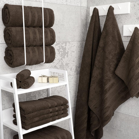 4 600 100% 27x54 American Soft Linen Luxury Piece Bath Towels, GSM Cotton Turkish Bath Towels for Bathroom, in Extra