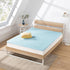Best Price Mattress 2 Inch Egg Crate Memory Foam, Cooling Gel Infusion Twin Mattress Topper, Blue