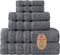 Classic Turkish Towels CTT - Luxury 6 Piece Towel Set, 100% USA