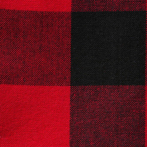DII Buffalo Check Kitchen Collection, Classic Farmhouse Dishtowel Set, 20x30, Red & Black, 3 Piece