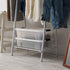 IRIS USA Freestanding Clothes Rack with Shelf, Easy to Assemble, White