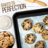NutriChef Non-Stick Baking Sheet Pan Set, 2-Piece Premium Large & Medium Size Baking Trays, Stackable & Durable, Black