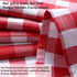 12 Pack, 18"x26", 100% Gingham Check Kitchen Towels Cotton, Super Absorbent & Quick Dry, Durable Dish Towel for Drying