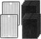 H126 Replacement HEPA Filter, Compatible with Levoit LV-H126, Includes 2 HEPA Filters and 8 Activated Carbon