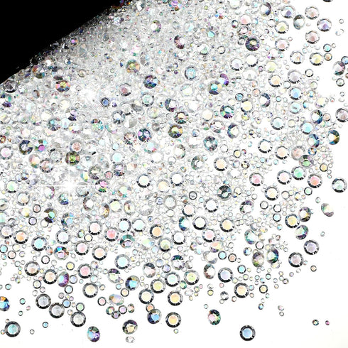 Hicarer 7000 Pieces Diamond Decorations, Bling Bling Acrylic Gem Table Scatter Crystals for Wedding Birthday Party