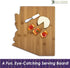 Totally Bamboo Arizona State Shaped Cutting Board, Natural Bamboo by Totally Bamboo