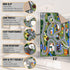 3'3" 4'7" Ottomanson x Kids Road Map Rug - Interactive City Traffic Play Mat for Toy Cars - Perfect for Playroom