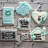 House & Antique Key Realtor Cookie Cutter Set, 2 Piece Tin Plated Steel, Made in the USA