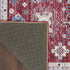 Nourison Fulton Tribal Red Area Rug, 2' x 3', Easy Cleaning, Non-Shedding, Bedroom, Living Room, Dining Room, Kitchen