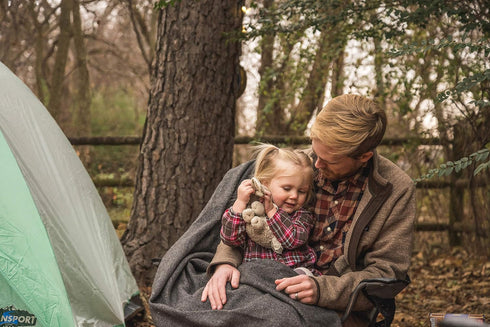 Stansport Wool Blend Camp Blankets for Outdoor Use