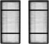Nispira True HEPA Replacement Filter H - Compatible with Honeywell HRF-H2, Fits Multiple Models, 2 Packs