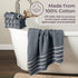 Set 100% 6 Set 2 2 2 Luxury Cotton Towel - Rice Weave Egyptian Cotton Piece with Bath Towels, Hand Towels