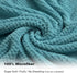 8-Piece Set, 2 2 4 Set Smuge Turquoise Bath Towel Extra Large Bath Towel Sheets, Hand Towels and Washcloths - Highly
