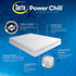 Serta Power Chill Queen Size Waterproof Mattress Cover, Soft Cooling Protector, 15" Deep Pocket, White