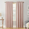 Sun Zero Easton Energy Saving Blackout Curtain Panel, 40" x 63", Blush Pink