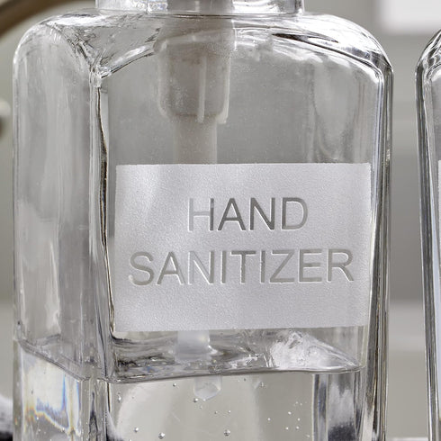 1 Pack Clear Glass Hand Sanitizer Dispenser by SKL Home Vern Yip