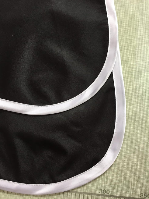 Violet Mist Retro Aprons for Women, Cute 50s Vintage Black Lady Apron, Adjustable Bid Waist Kitchen Gift