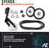 Dryer Repair Kit with Drum Rollers, Belt, Idler Pulley for Maytag MEDC300BW0, MEDC200XW3, and More