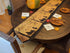 DaDa Bedding Rustic Fall Orange Tan Tapestry Table Runner - Autumn Families Vibe Decor, 13" x 90