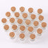24pcs Mini Glass Bottles with Cork Stoppers, 5ml DIY Art Crafts Storage Container for Wedding Decoration and Party
