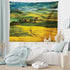 Lunarable Tuscan Tapestry, Idyllic Landscape of Tuscany Road and Cypresses, Fabric Wall Hanging Decor, 45" X 30"