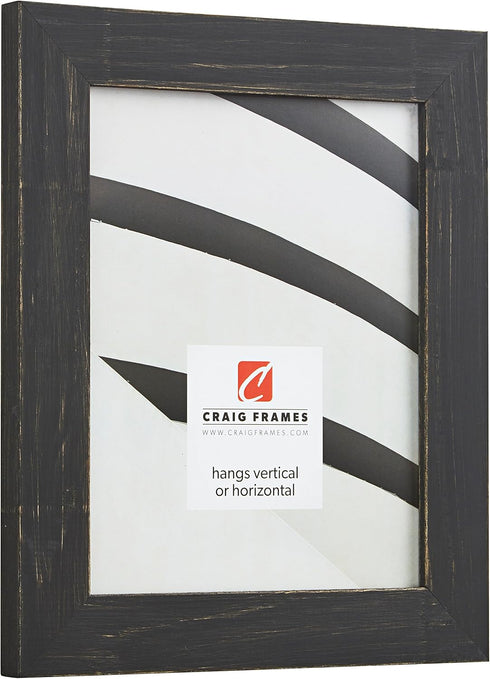 Craig Frames Jasper Picture Frame, 18 x 24 Inch, Charcoal Black Country