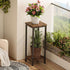 2 Homeiju Plant Stand Indoor, Tier Wood Corner Plant Stand, Modern Square Plant Shelf Flower Stand for Living Room